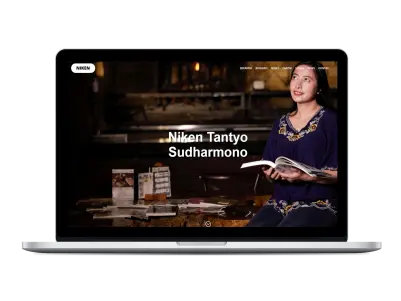 jasa website banyuwangi - portofolio NIKEN.ID - Web Profile Bu Niken Tantyo Sudharmono